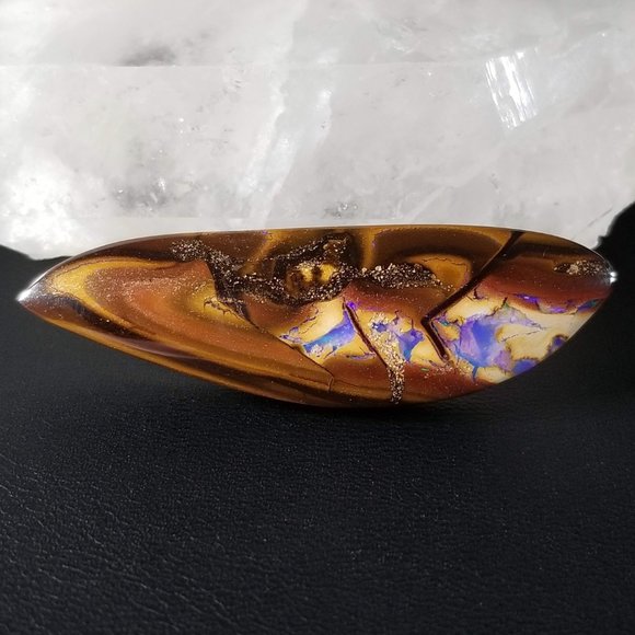 Large Australian Yowah Opal * 51.87 x 15.92 x 7.41mm * Long sleek boulder opal - Picture 9 of 11